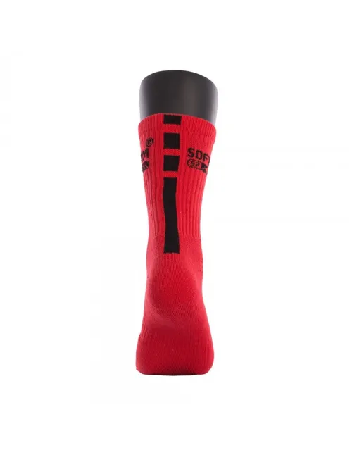 Calcetines Softjim Premium Rojo/Negro | Ofertas de pádel